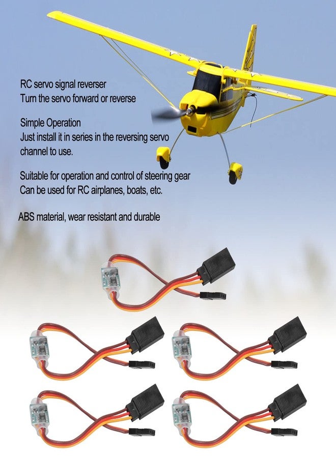 Moofey 5PCS Servo Controller, Servo Signal Reverser, Continuous Rotation Inverter for RC Aircraft 3.6V‑24V 5A - Image 2